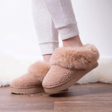 totes® Icons Ladies Borg Platform Mule With Chunky Sole