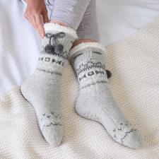 totes toasties® Ladies Fair Isle Chenille Slipper Socks