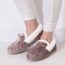 totes toasties® Ladies Velour Moccasin Slippers