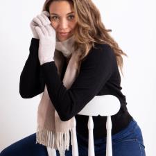 totes toasties® Ladies Cashmere Blend Woven Scarf and Glove Gift Set