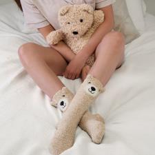 totes toasties® Ladies Bear Mini Hot Water Bottle & Super Soft Socks Set 