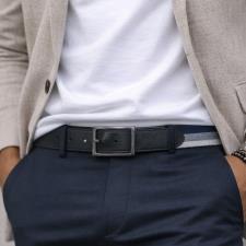 totes® Mens Stripe Reversible Belt