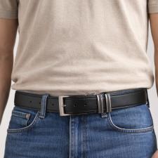 totes® Mens Belt With Metal Keeper