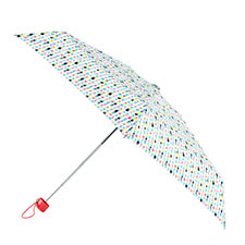totes Mini Round Square Print Umbrella