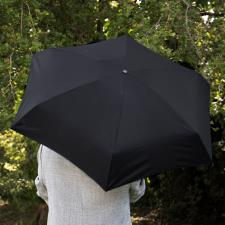 totes® X-TRA STRONG® Mini Plain Black Umbrella