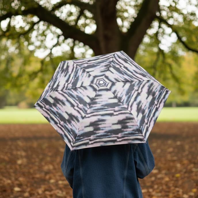 totes® X-TRA Strong Mini Striped Clouds Print Umbrella
