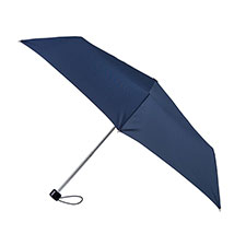 totes Steel Plain Navy Umbrella