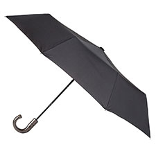 totes ECO BRELLA Auto Open Close Umbrella with Crook Handle