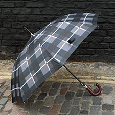 totes® Auto Walker Wood Crook Grey Check