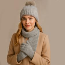 totes toasties® Ladies Knitted Hat Scarf & Glove Gift Set