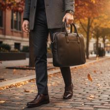 totes® Genuine Leather Laptop Bag