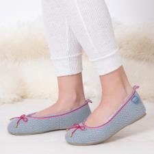 Isotoner® Ladies Herringbone Ballet Slipper