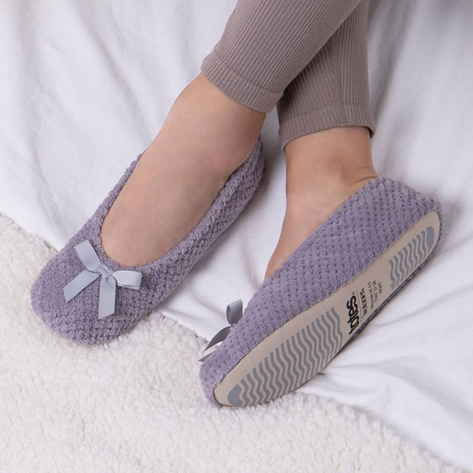 Isotoner® Ladies Popcorn Ballet Slippers