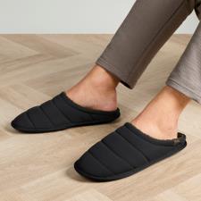 Isotoner® Mens Sport Quilted Mule Slipper With Cosy Lining