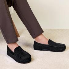 Isotoner® Mens Soft Cord Moccasin Slipper