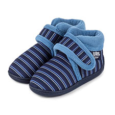 Isotoner Kids Stripe Bootie Slipper