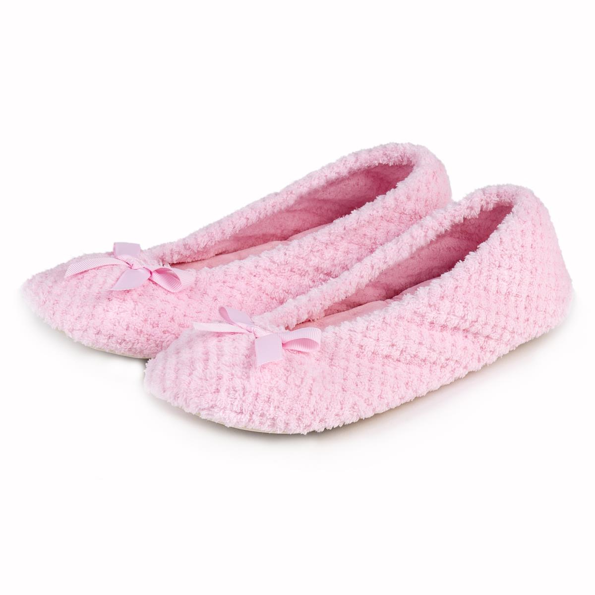 Isotoner Ladies Popcorn Ballet Slippers totes ISOTONER