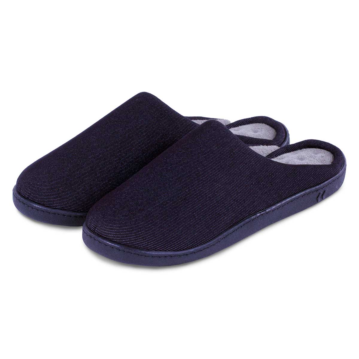 Isotoner Mens Textured Mule Slippers | totes ISOTONER